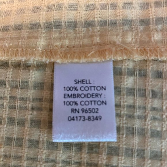 CJ Banks Yellow Cotton Tank - Picture 5 of 6